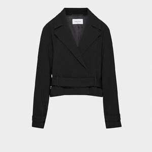 Aritzia Babaton Black Belted Blazer